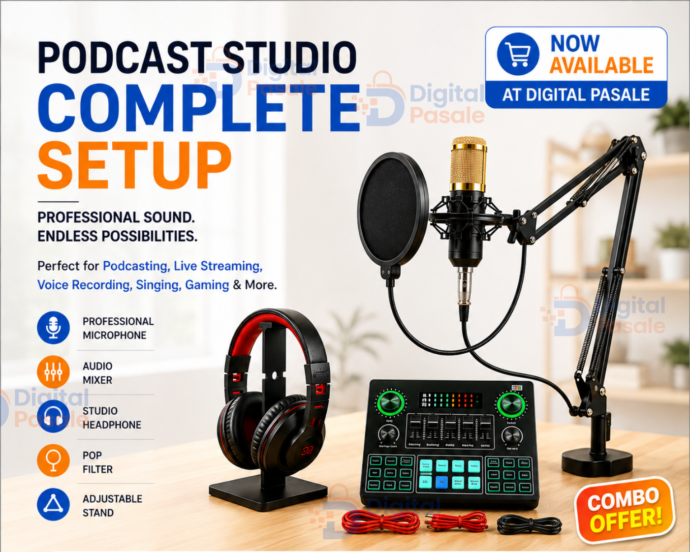 V9 Sound Card Full Set 